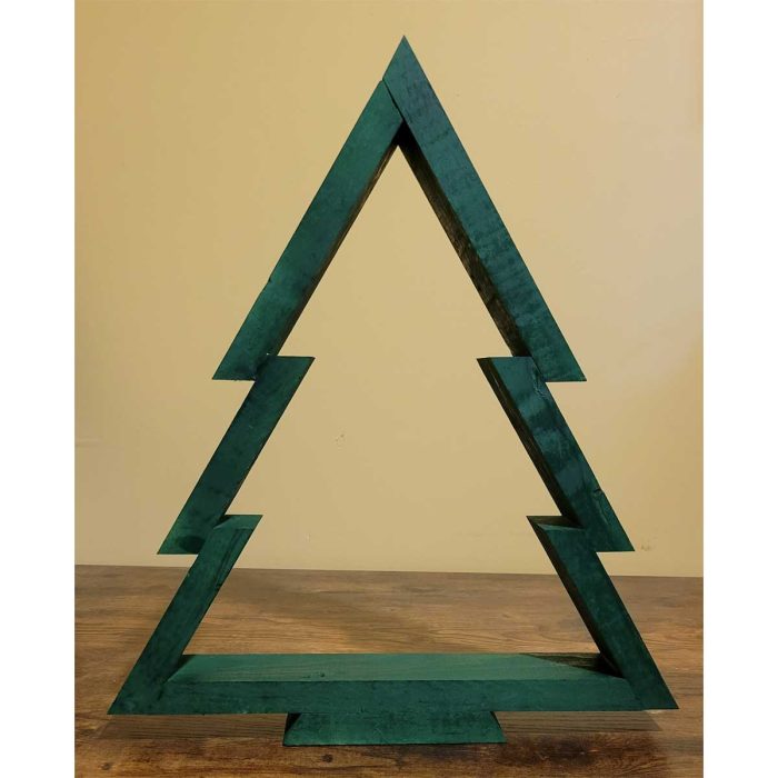 Silhouette Christmas Tree - Green